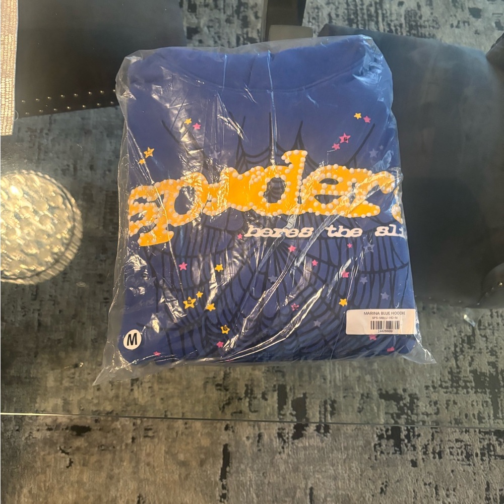 Sp5der TC Blue Hoodie